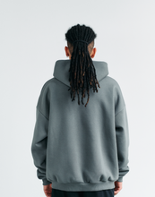 Lade das Bild in den Galerie-Viewer, LOGO ZIP HOODIE - STONE GREY