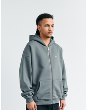 Lade das Bild in den Galerie-Viewer, LOGO ZIP HOODIE - STONE GREY
