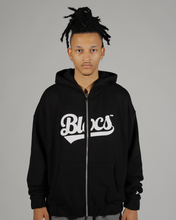 Lade das Bild in den Galerie-Viewer, SCRIPT ZIP HOODIE - BLACK
